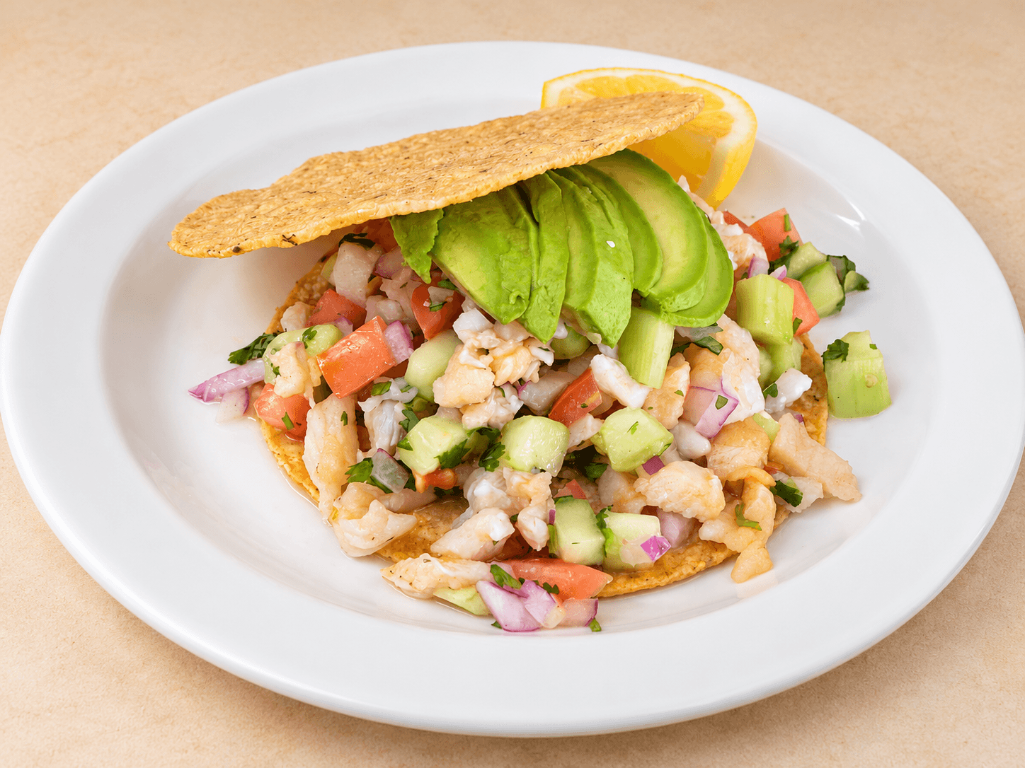 Fish Ceviche Tostada