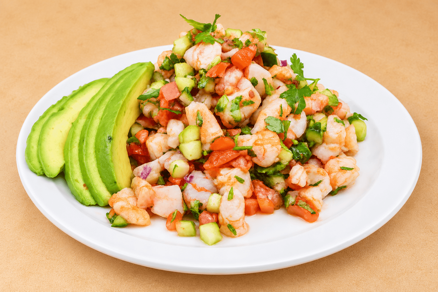 Shrimp Ceviche Tostada